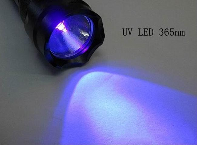 UV LED TOP 365nm flashlight 3W